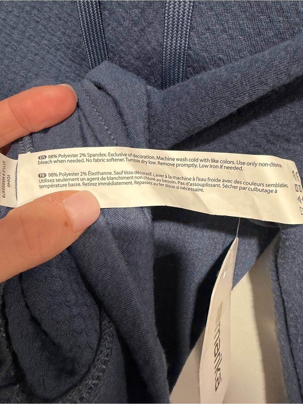 NWT Marika Pullover Hoodie in color Partly Cloudy Size Large - Picture 7 of 9